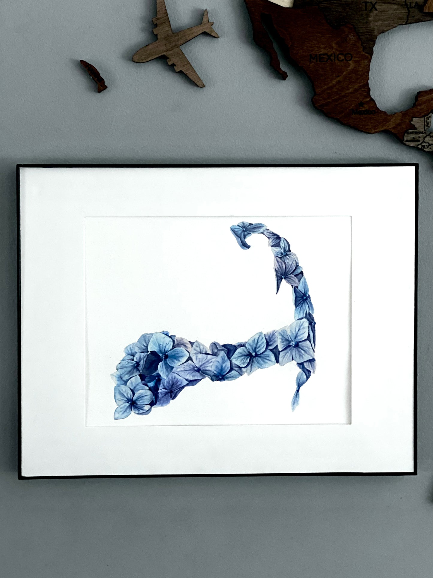 Cape Cod Blue Hydrangeas