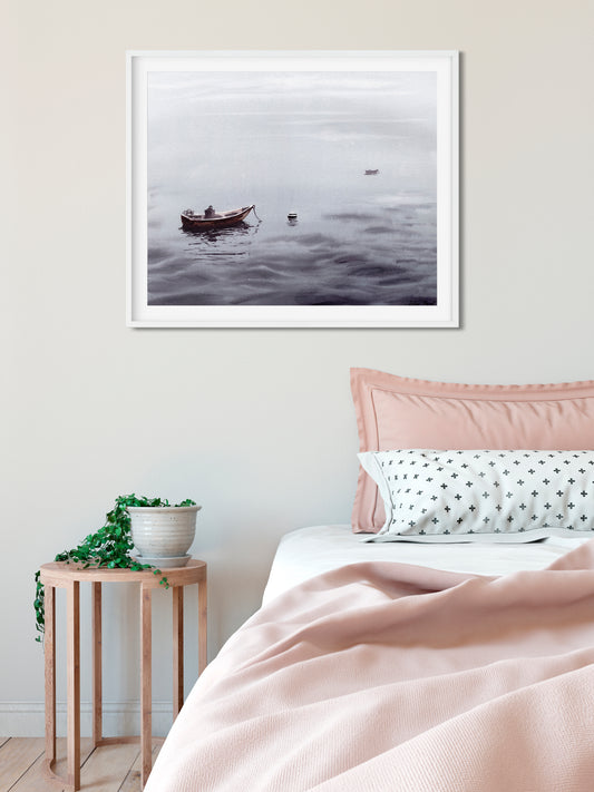 Boat in a fog
