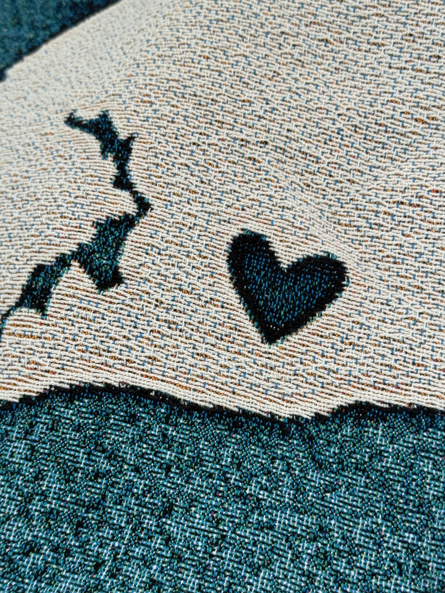 Custom Jacquard Woven Cotton Throw Blanket