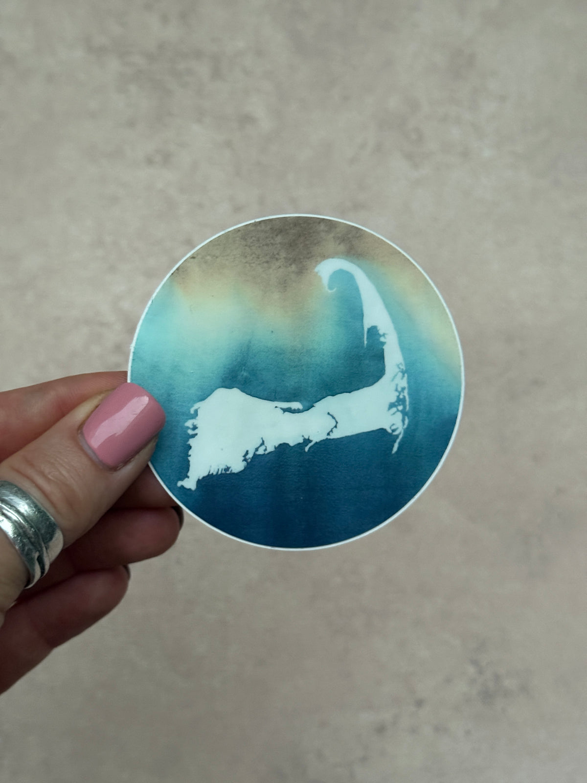 Cape Cod in the Waves Sticker