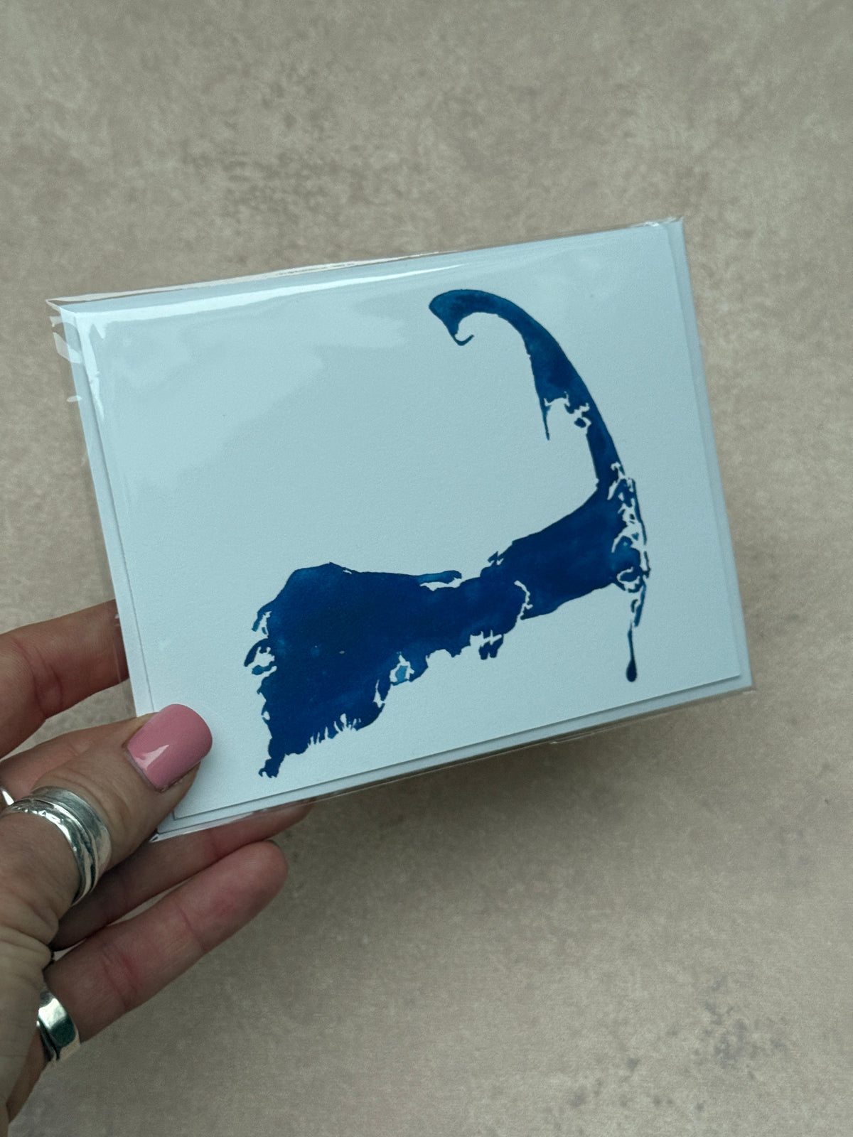 Blue Cape Cod card