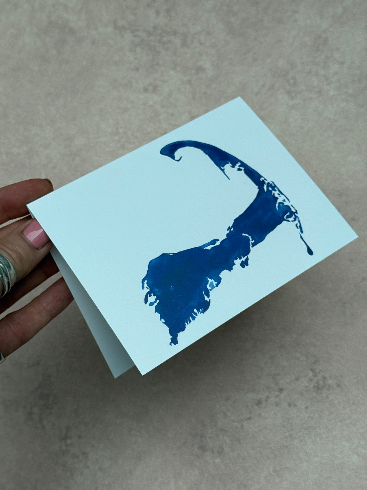 Blue Cape Cod card