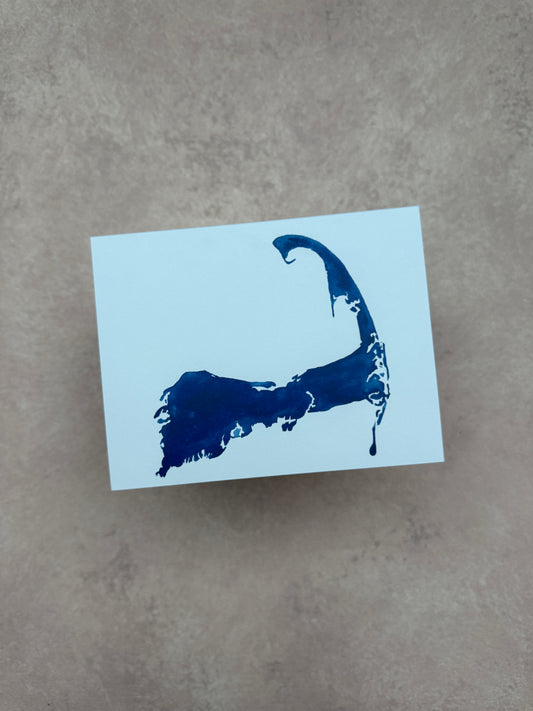 Blue Cape Cod card