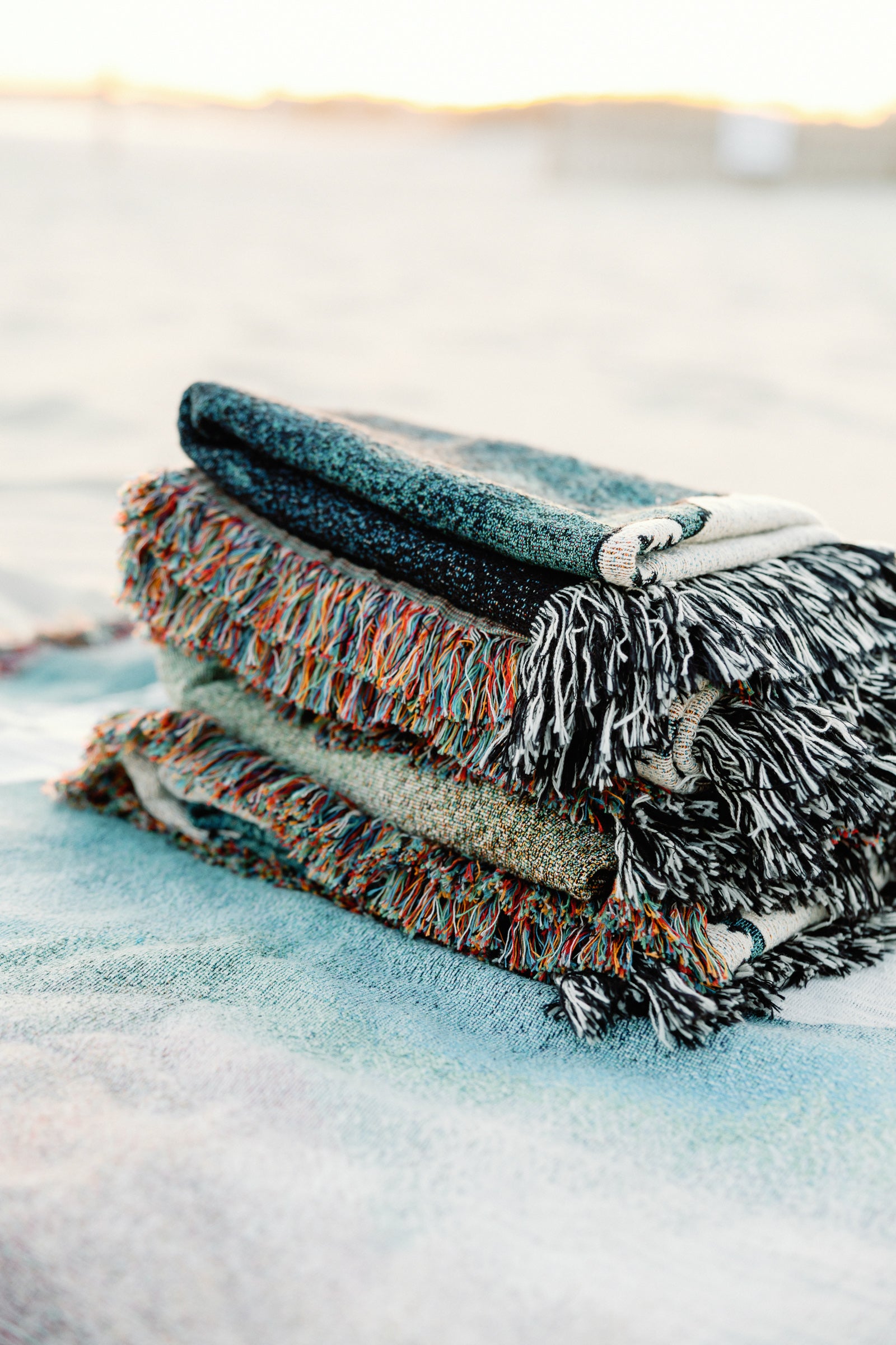 布団・毛布 iMPeRF Ocean View Woven Throw Blanket M Ocean View Throw Blanket | iMPeRF